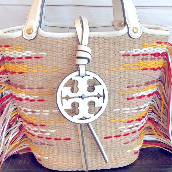 Tory Burch Miller Fringe Mini Bucket Bag✨Brand new - Picture 14 of 16